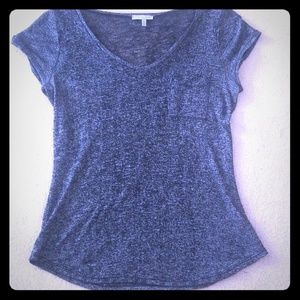 Grey V-neck Shirt